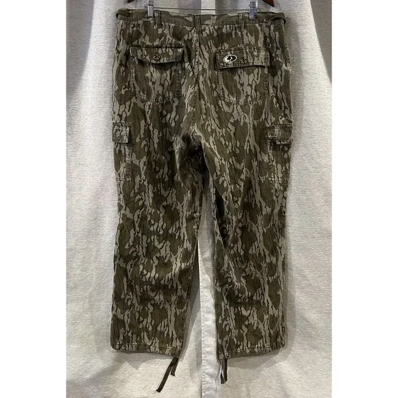 Vintage Pants Mens L Mossy Oak Treestand Camo Cargo Pockets Hunting‎